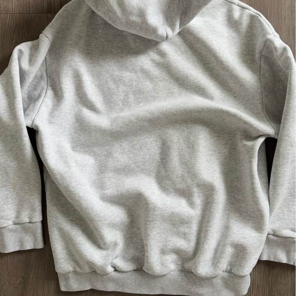 VUORI RESTORE OVERSIZED FLEECE HOODIE•PALE HEATHER GREY•SIZE SMALL - Picture 12 of 12